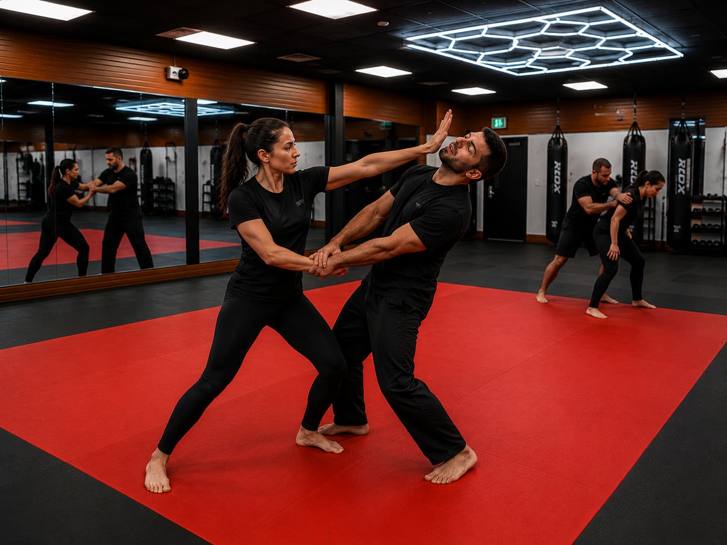 Technique de défense pratiquée en duo